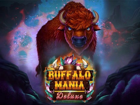 Buffalo Mania Deluxe logo – Slots by Light &amp; Wonder at Win casino