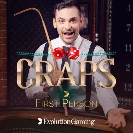 First Person Craps logo – Table Games by Evolution at Win casino