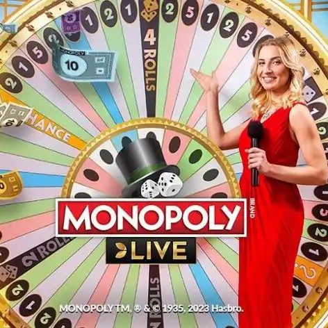 Enjoy Monopoly Live by Evolution – logo hosted on win-casinó.it