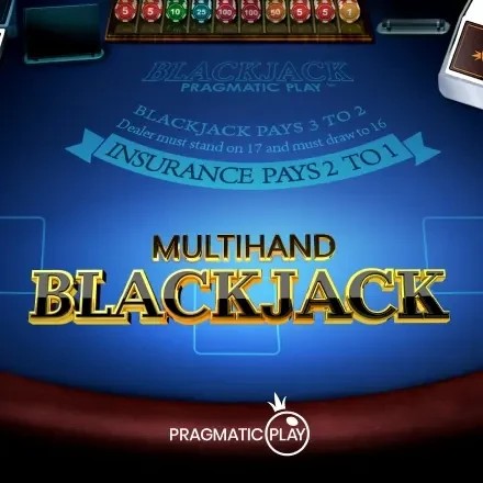 Multihand Blackjack slot logo by Pragmatic Play at Win casino
