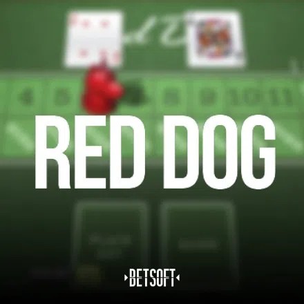 Official Table Games logo: Red Dog by Betsoft Gaming at Win casino