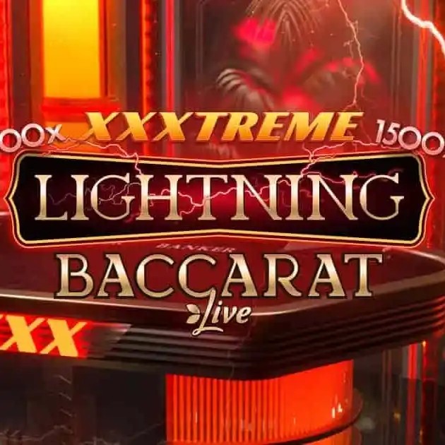 Enjoy XXXtreme Lightning Baccarat by Evolution – logo hosted on win-casinó.it